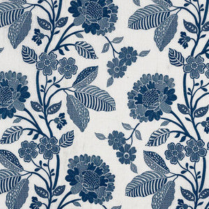 Schumacher Fabric Elspeth Indigo 69162