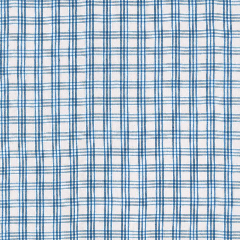 Imogen Bleu 69153 by Schumacher Designer Fabric Country Chic 3.0" - Swanky Fabrics -