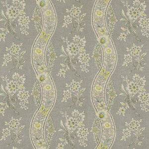 Schumacher Fabric Le Castellet Grisaille & Jonquil 175981