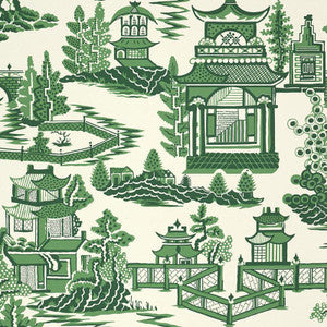 Schumacher Wallpaper Nanjing Jade 5006912