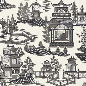 Schumacher Wallpaper Nanjing Smoke 5006913
