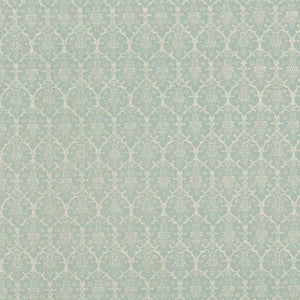 Schumacher Fabric Burley Aqua BURL003