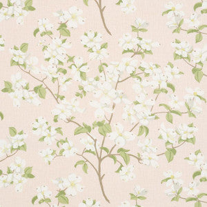 Schumacher Fabric Blooming Branch Blush 177410
