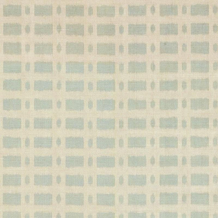 Townline Road Aqua TOWN003 by Schumacher Designer Fabric Veere Grenney 3.38" - Swanky Fabrics -
