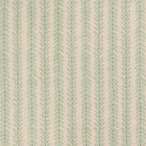 Schumacher Fabric Woodperry Aqua WOOD003