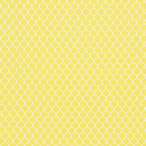 Schumacher Fabric Fishnet Yellow 73091