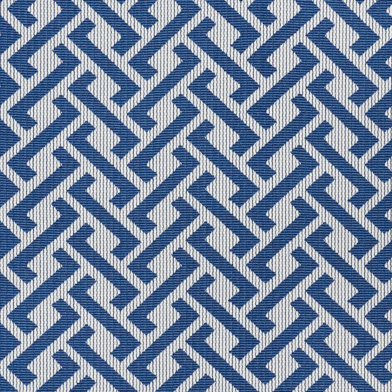 Fresh Air Indoor/Outdoor Marine 73120 by Schumacher Designer Fabric Indoor/Outdoor: Prints & Wovens 4.5" - Swanky Fabrics -