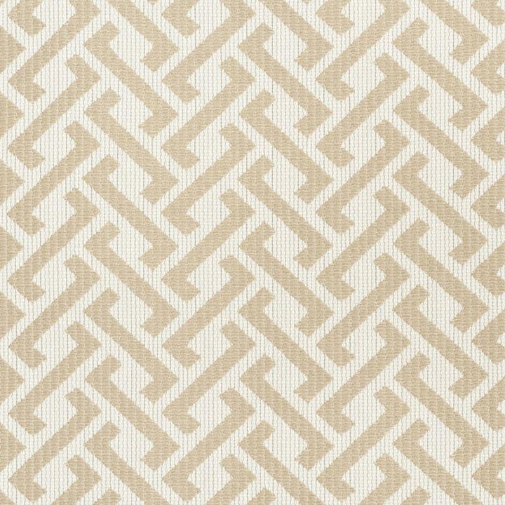 Fresh Air Indoor/Outdoor Sand 73121 by Schumacher Designer Fabric Indoor/Outdoor: Prints & Wovens 4.5" - Swanky Fabrics -