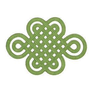 Schumacher Trim Good Luck Knot Appliqu Jade 73053