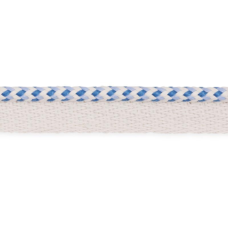 Bolander Cord Indoor/Outdoor Delft 73474 by Schumacher Designer Trim Indoor/Outdoor: Prints & Wovens - Swanky Fabrics -