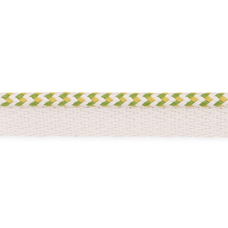 Bolander Cord Indoor/Outdoor Leaf 73475 by Schumacher Designer Trim Indoor/Outdoor: Prints & Wovens - Swanky Fabrics -