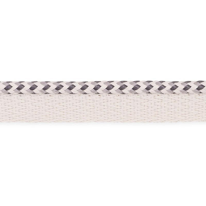 Bolander Cord Indoor/Outdoor Grey 73477 by Schumacher Designer Trim Indoor/Outdoor: Prints & Wovens - Swanky Fabrics -