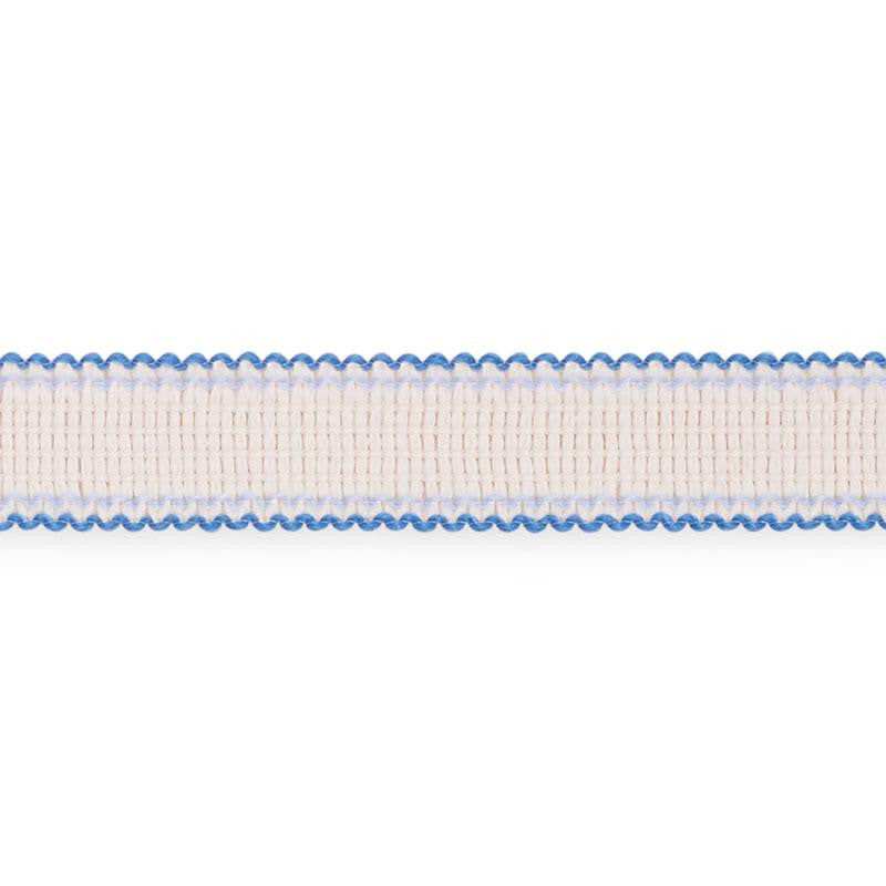 Filippa Tape Indoor/Outdoor Delft 73574 by Schumacher Designer Trim Isola Indoor/Outdoor - Swanky Fabrics -