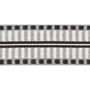 Schumacher Trim Jacobsen Tape Indoor/Outdoor Grey 73630