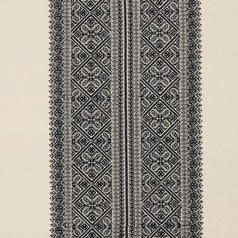 Toledo Embroidery Noir 69730 by Schumacher Designer Fabric Couture 26.0" - Swanky Fabrics -