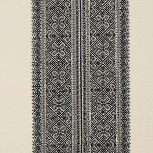 Schumacher Fabric Toledo Embroidery Noir 69730