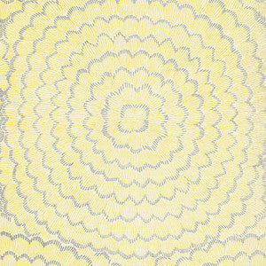 Schumacher Wallpaper Feather Bloom Sisal Sun & Fog 5006077