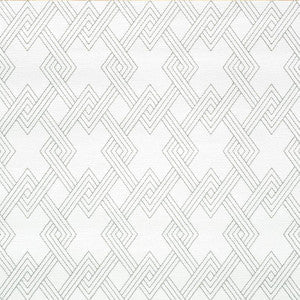 Schumacher Wallpaper Hix Embroidered Paperweave Grey 5008950
