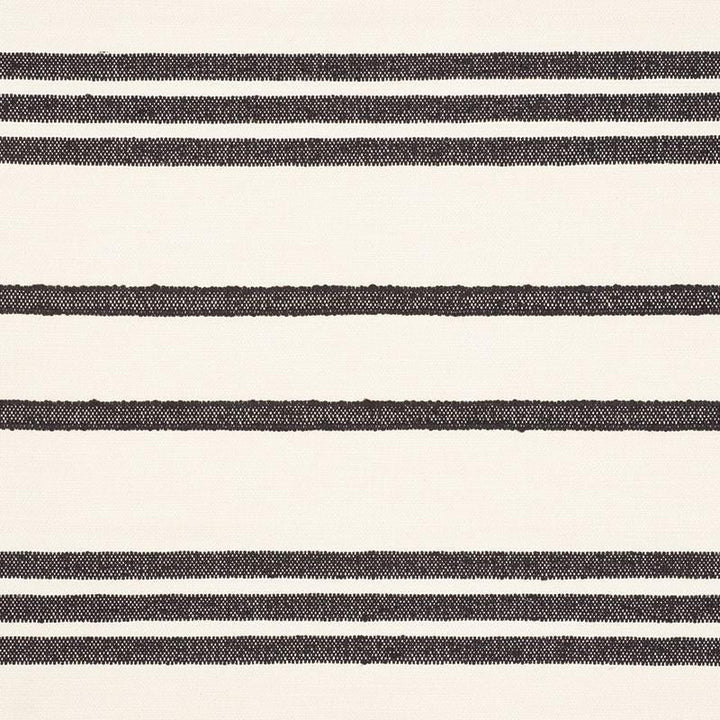 Dune Stripe Black 73290 by Schumacher Designer Fabric Au Naturel - Swanky Fabrics -
