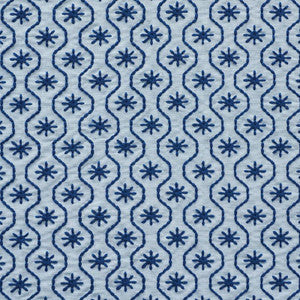 Schumacher Fabric Gigi Embroidery Blue 73492
