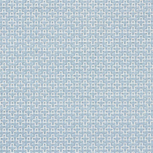 Schumacher Fabric Scout Embroidery Sky 73563