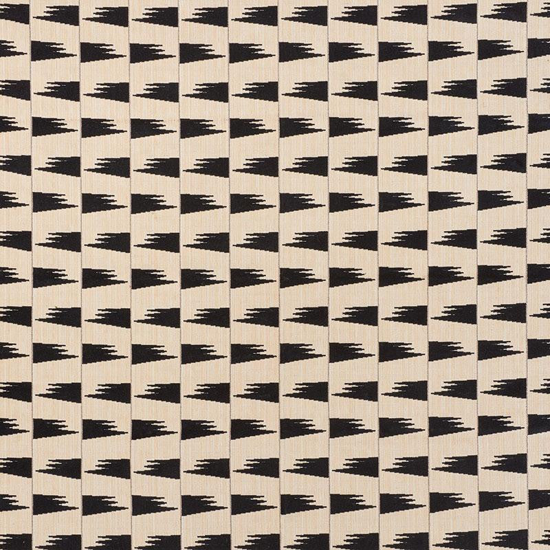 Tutsi Ivory 71220 by Schumacher Designer Fabric David Kaihoi 4.25" - Swanky Fabrics -