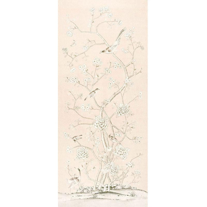 Chinois Palais Blush Conch 175041 by Schumacher Designer Fabric Mary Mcdonald 54.0" - Swanky Fabrics -