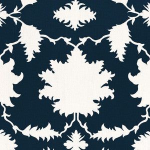 Schumacher Fabric Garden Of Persia Bleu Marine 175033