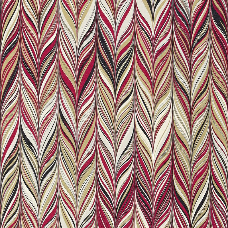 Firenze Ruby 175053 by Schumacher Designer Fabric Mary Mcdonald 27.0" - Swanky Fabrics -