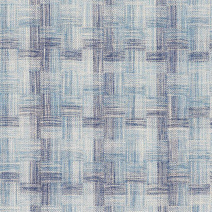 Schumacher Fabric Boro Plaid Indigo 73740