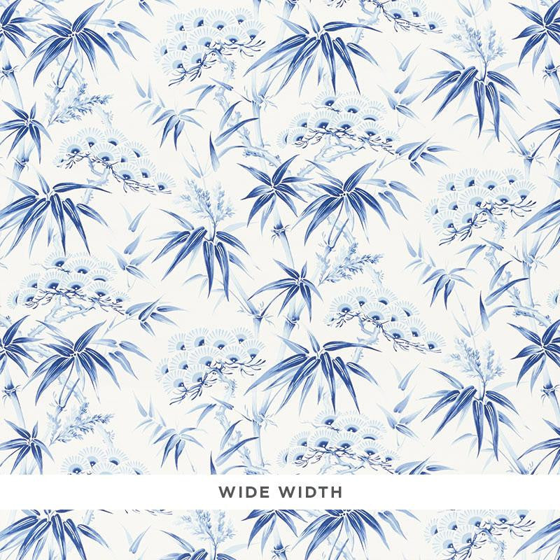 Arita Floral Porcelain 5009140 by Schumacher Designer Wallpaper Mingei 27.5" - Swanky Fabrics -