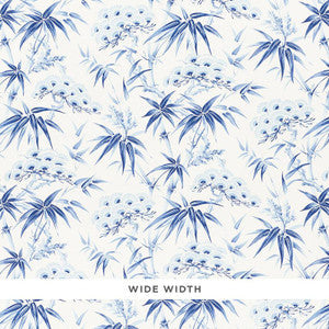 Schumacher Wallpaper Arita Floral Porcelain 5009140