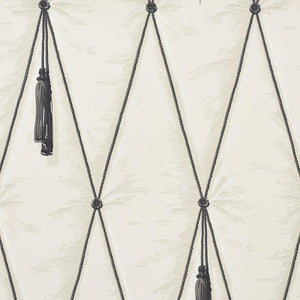 Schumacher Wallpaper Drapery Bone 5009160