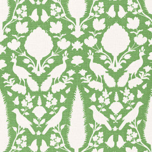 Schumacher Fabric Chenonceau Aloe 173566