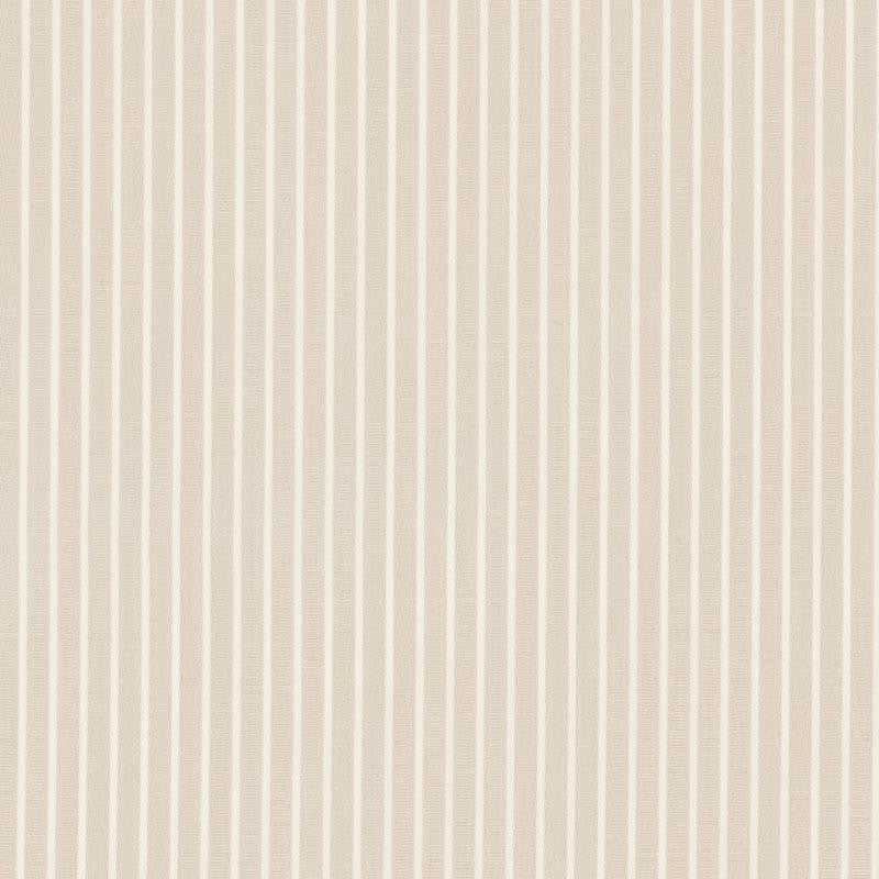 Edie Stripe Taupe 71302 by Schumacher Designer Fabric Essentials: Classic Stripe - Swanky Fabrics -