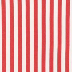 Schumacher Fabric Andy Stripe Red 71329