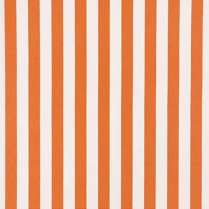 Andy Stripe Orange 71328 by Schumacher Designer Fabric Essentials: Classic Stripe 5.5" - Swanky Fabrics -