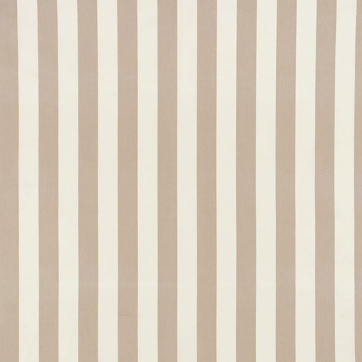 Andy Stripe Taupe 71322 by Schumacher Designer Fabric Essentials: Classic Stripe 5.5" - Swanky Fabrics -
