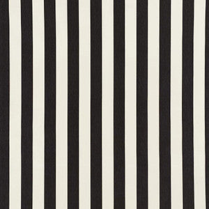 Schumacher Fabric Andy Stripe Black 71320