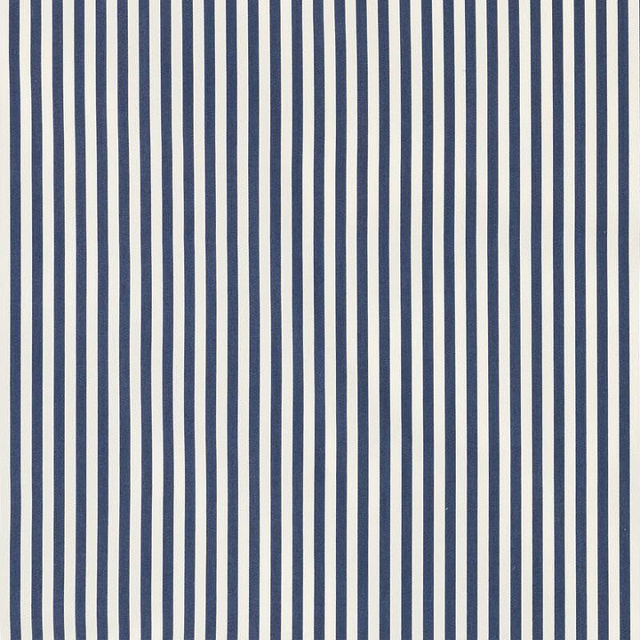 Brigitte Stripe Navy 71344 by Schumacher Designer Fabric Essentials: Classic Stripes - Swanky Fabrics -