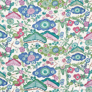 Schumacher Fabric Yume Emerald 177011