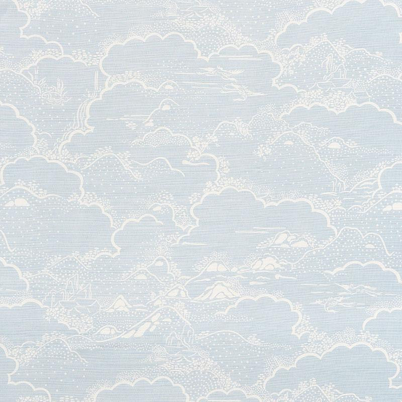 Kumo Village Sky 177521 by Schumacher Designer Fabric Mingei 27.0" - Swanky Fabrics -