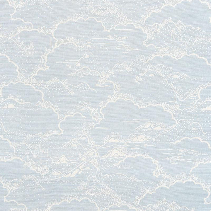 Kumo Village Sky 177521 by Schumacher Designer Fabric Mingei 27.0" - Swanky Fabrics -