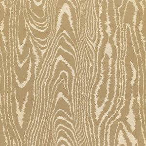 Schumacher Fabric Faux Bois Moir Weave Bronze 68830