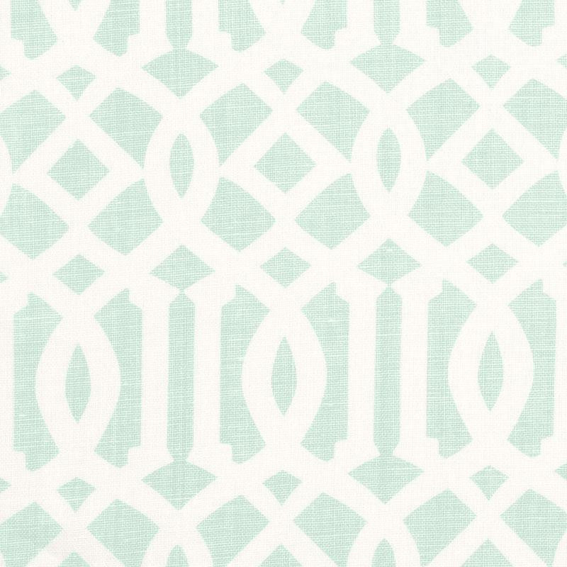 Imperial Trellis Ii Mineral 174415 by Schumacher Designer Fabric Print Happy 6.0" - Swanky Fabrics -