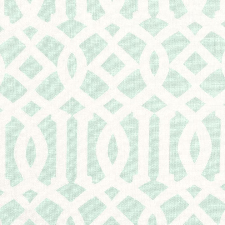 Imperial Trellis Ii Mineral 174415 by Schumacher Designer Fabric Print Happy 6.0" - Swanky Fabrics -