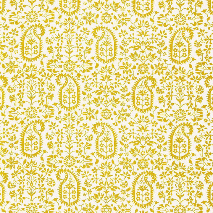 Kalika Paisley Print Citron 174863 by Schumacher Designer Fabric Chroma 18.0" - Swanky Fabrics -
