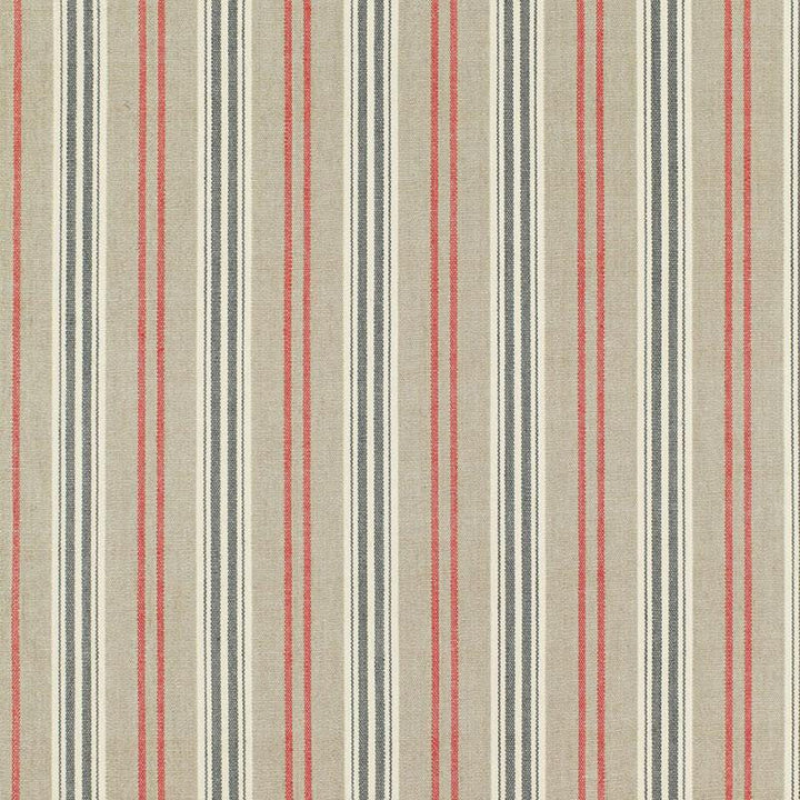 Loire Jute Stripe Noir 68691 by Schumacher Designer Fabric Chroma 4.75" - Swanky Fabrics -