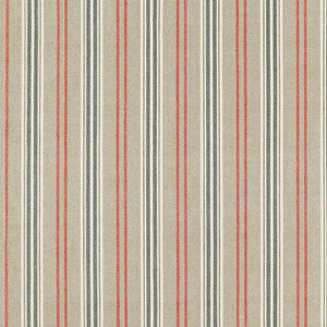 Schumacher Fabric Loire Jute Stripe Noir 68691