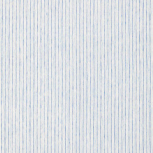 Schumacher Fabric Mackay Linen Stripe Sheer Sky 65993